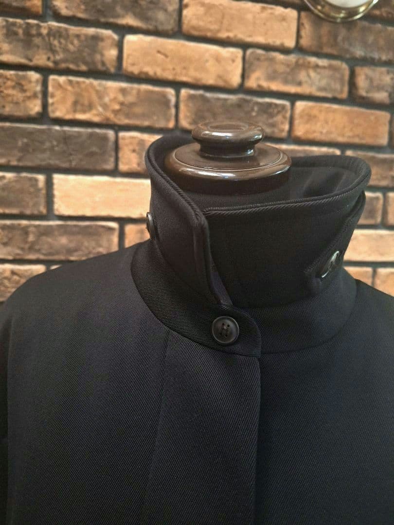 HERME'S　マルジェラ期　【美品】黒　コート　クリーニング済み