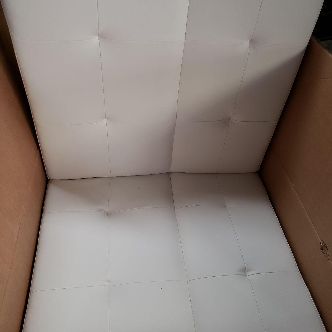 ソファベッド ソファ ベッド ロータイプ 2人 リクライニングソファ ホワイト