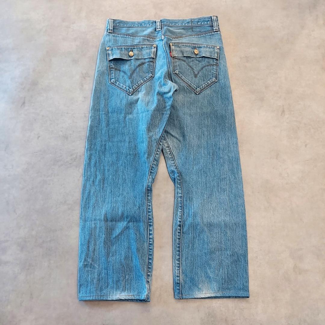 リーバイス エンジニアード ジーンズ W33 00s 青 古着 立体 17818