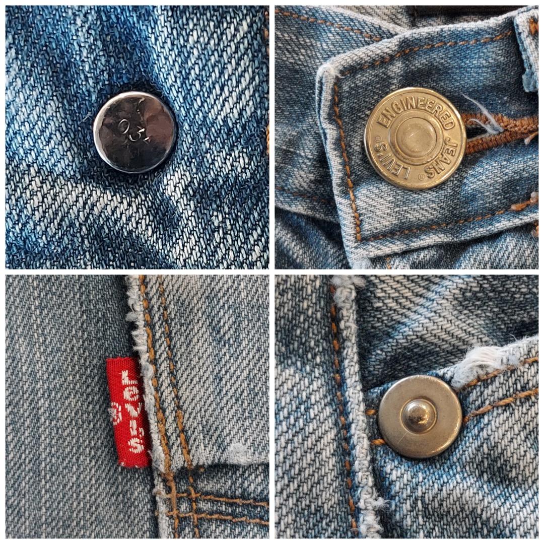 リーバイス エンジニアード ジーンズ W33 00s 青 古着 立体 17818