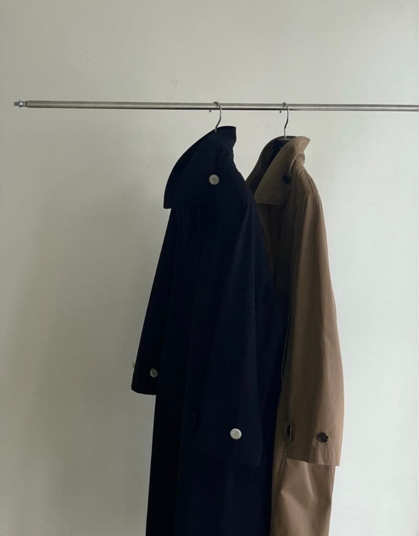 varet street volume trench coat ブラック