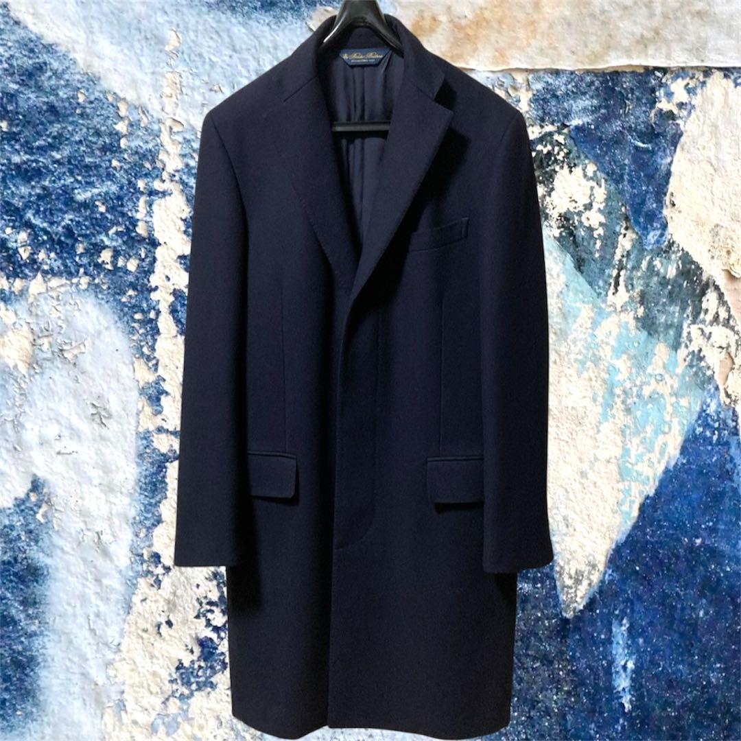 未使用級 超美品 ブルックスブラザーズ ウール チェスターコート ビジネスコート