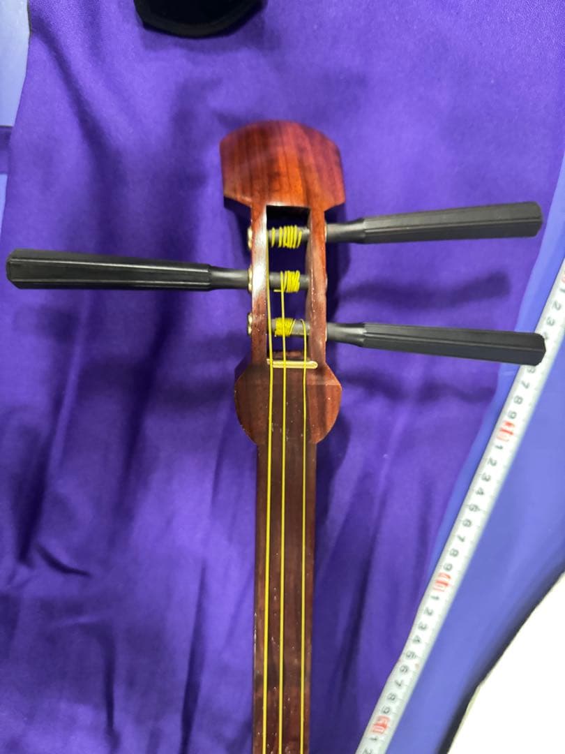 ヴィンテージ 三味線 紫檀 中棹 常磐津 長唄 地唄 民謡 弦楽器 和楽器