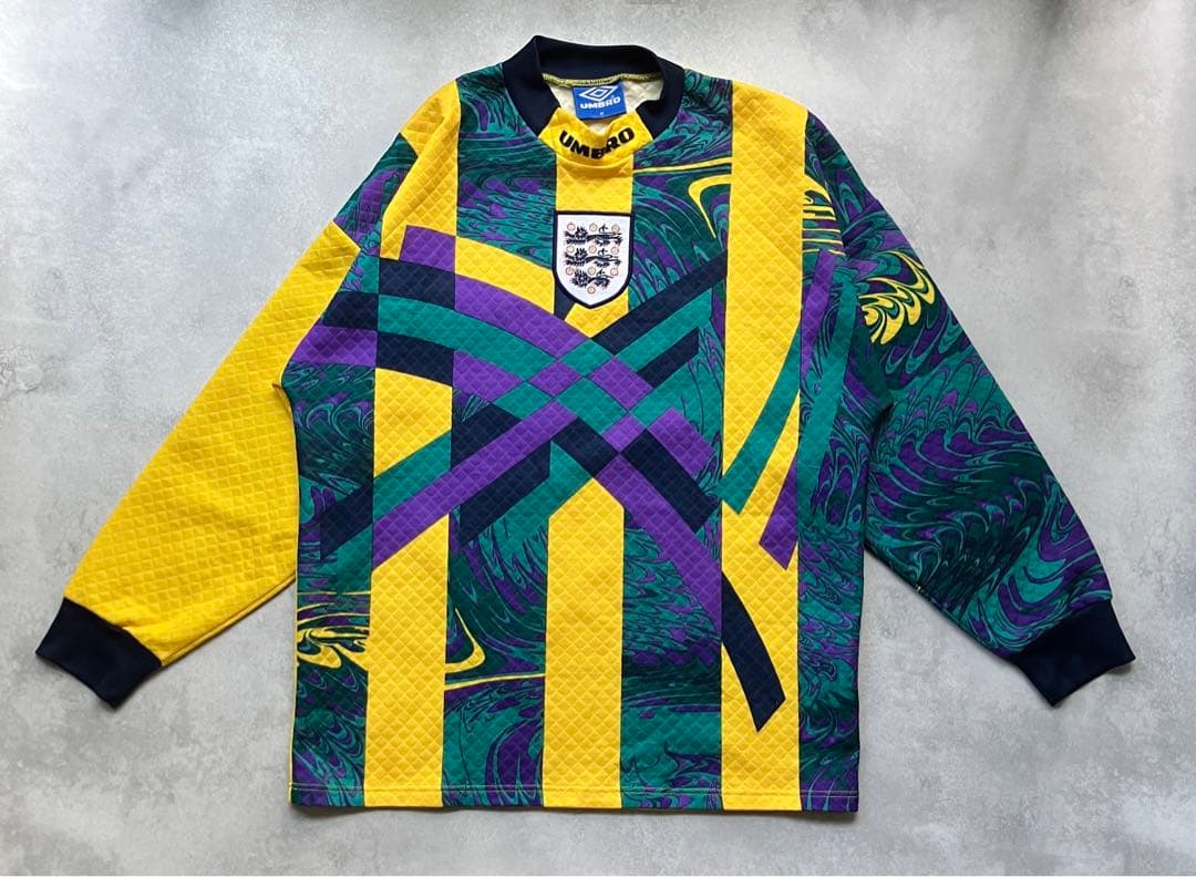 激レア 95-96 イングランド代表 アンブロ ゴールキーパーユニフォーム