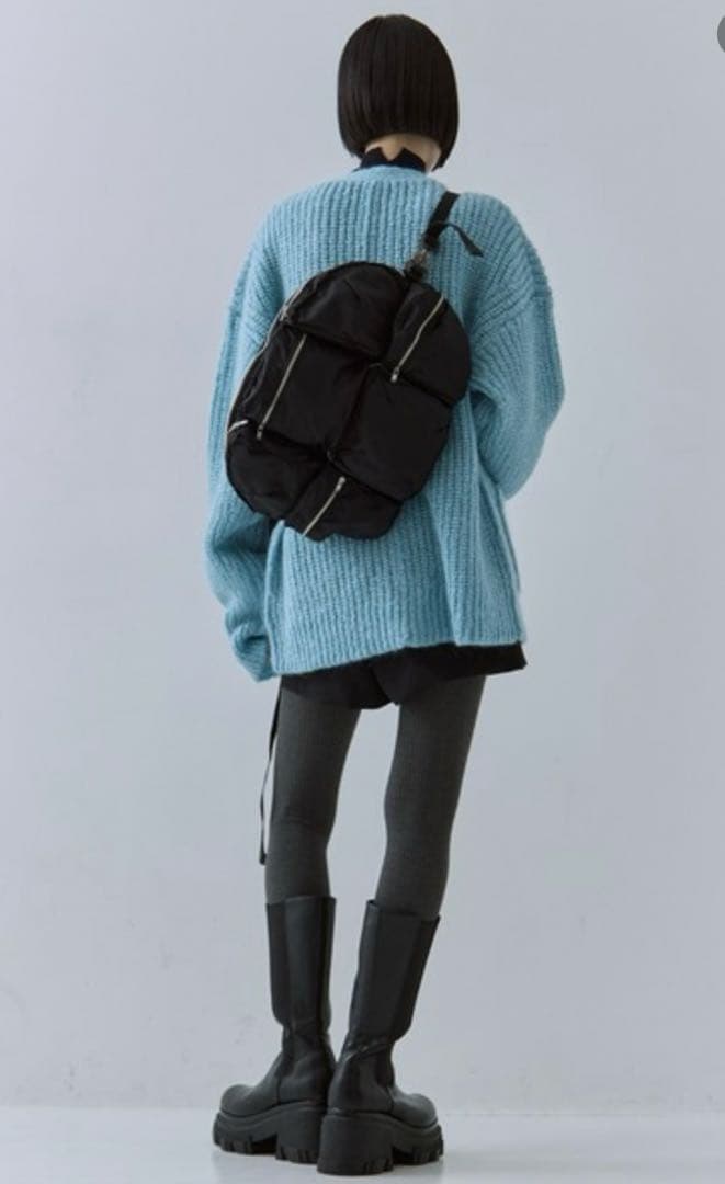 MIKIOSAKABE 7pockets ナイロンバッグ　BLACK×pink