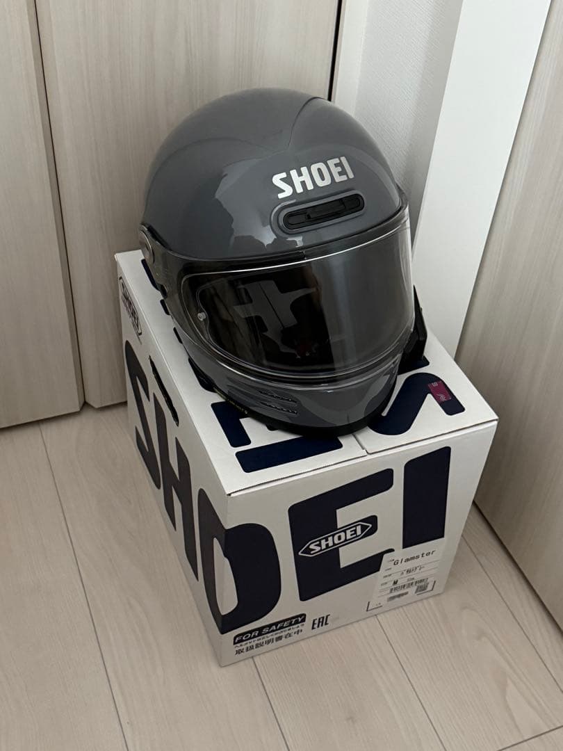 SHOEI Glamster バサルトグレー Mサイズ - メルカリ