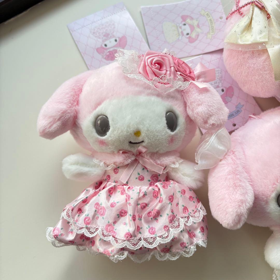 お顔厳選　レディマイメロディデザインシリーズ　マスコットキーホルダー　新品