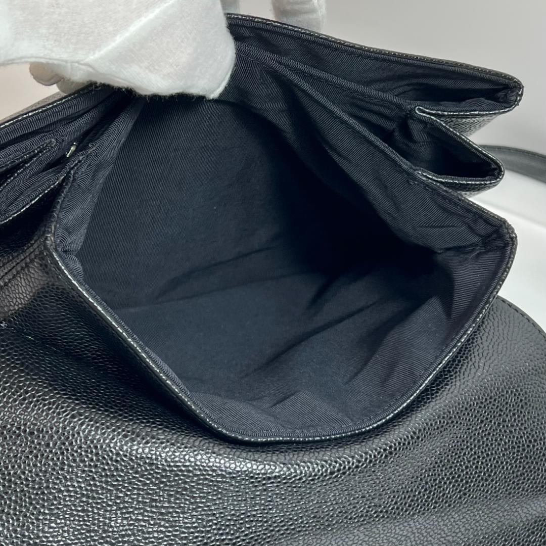 シャネル　バッグパック　キャビアスキン　5番台　MBZ234