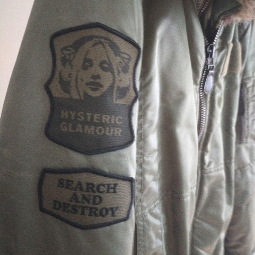 HYSTERIC GLAMOUR N-3Bモッズコート オリーブグリーン