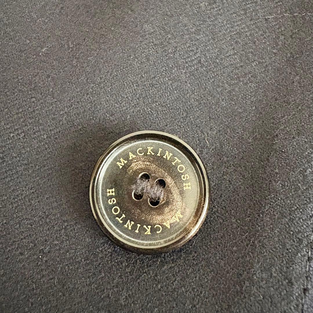 MACKINTOSH ダンケルド 英国製 ウール ステンカラー S M ネイビー