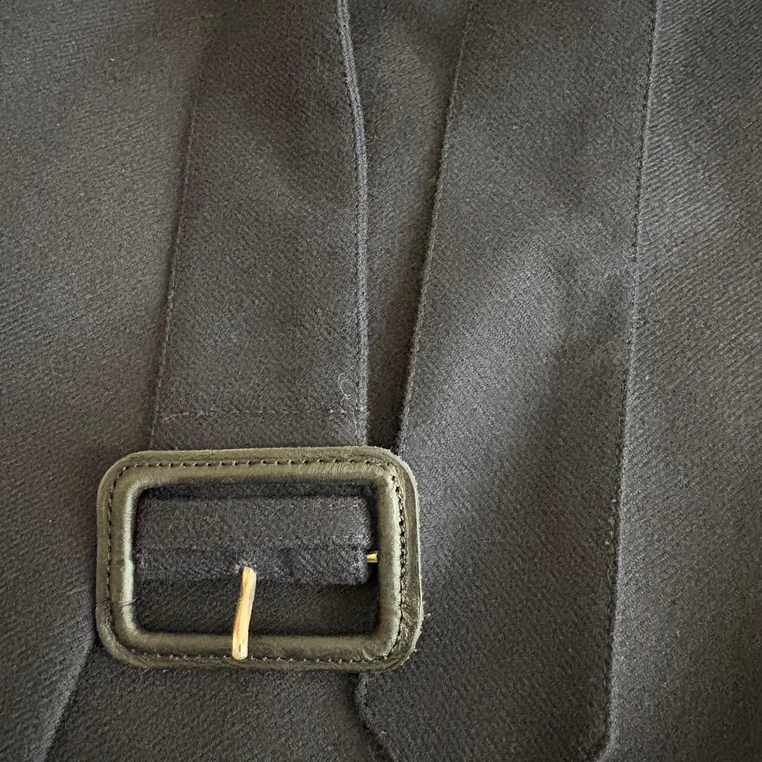 MACKINTOSH ダンケルド 英国製 ウール ステンカラー S M ネイビー