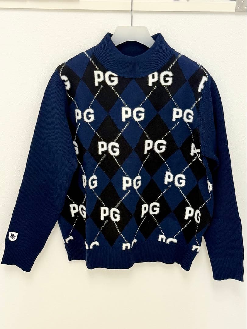PEARLY GATES☆秋冬アーガイル柄ニット