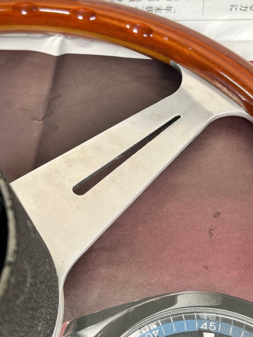 【新春SALE】NARDI ND TORINO ステアリングホイール　シルバー