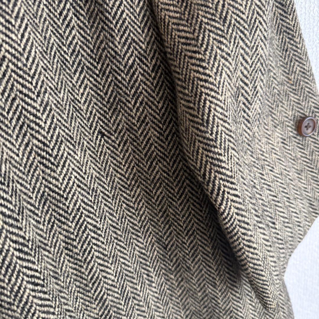 【一枚袖】Polo by Ralph Lauren バルマカーンコート ツイード