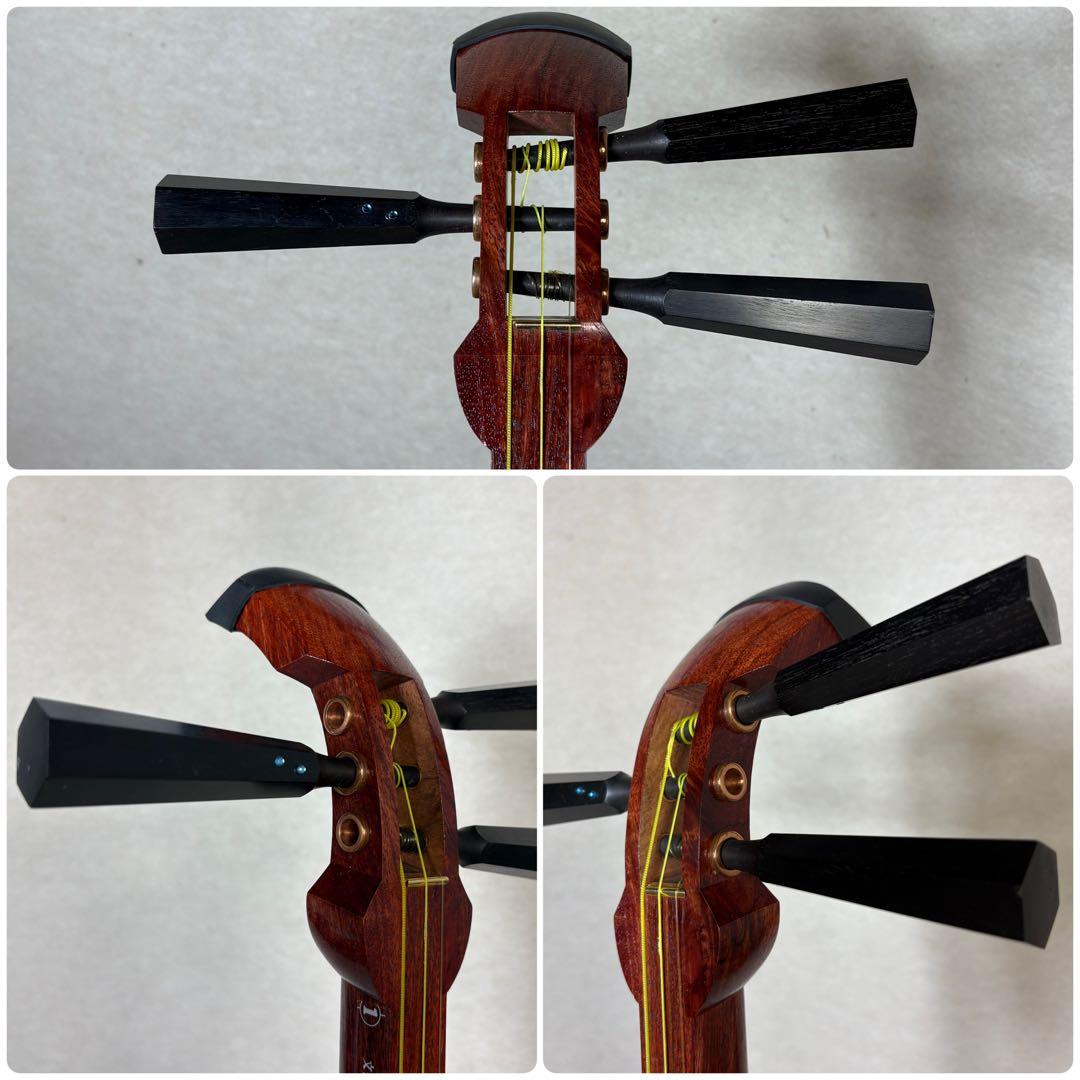 にちわ印 銀河印 津軽三味線 三味線 花梨 太棹 延棹 ハードケース