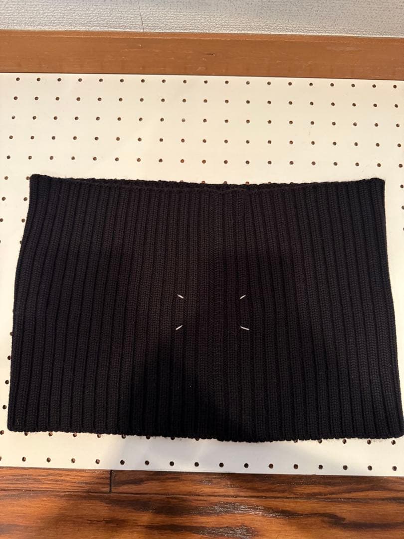 Margiela 2010AW スヌード　ネックウォーマー　マフラー　ブラック