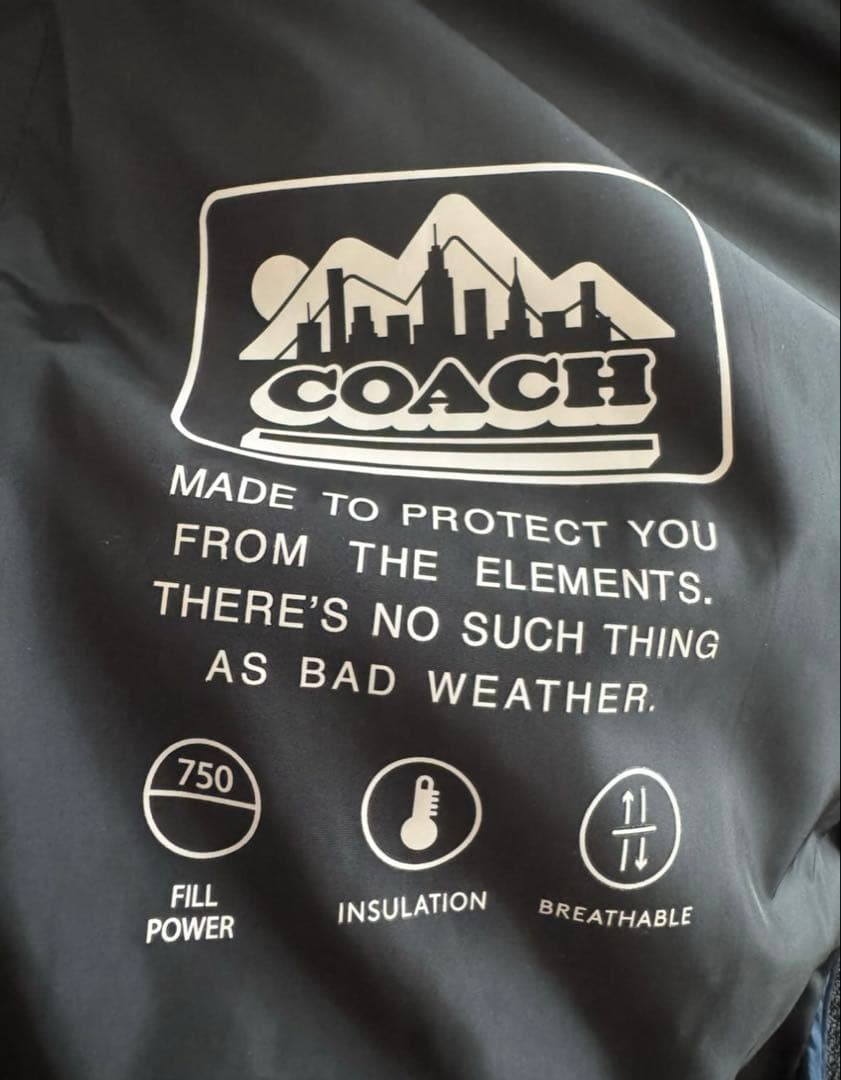 COACH 750フィルパワーダウンジャケット