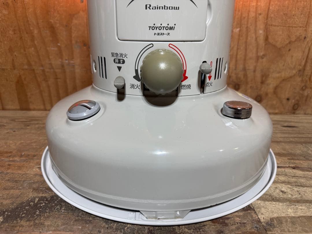 芯乾燥済 石油ストーブ 置台新品レインボー RB-25E 分解メンテナンス済