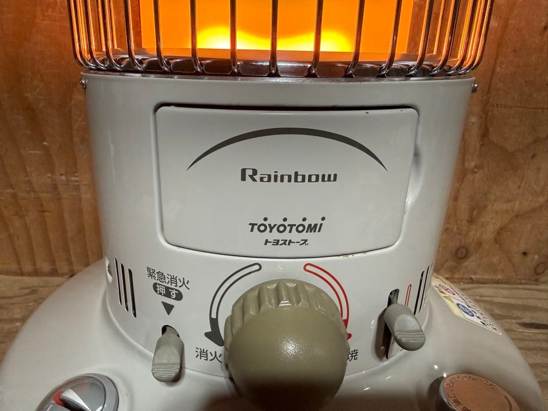 芯乾燥済 石油ストーブ 置台新品レインボー RB-25E 分解メンテナンス済