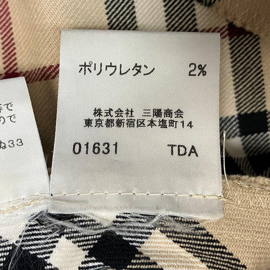 バーバリーブルーレーベル ワンピース ノバチェック ホース刺繍 38