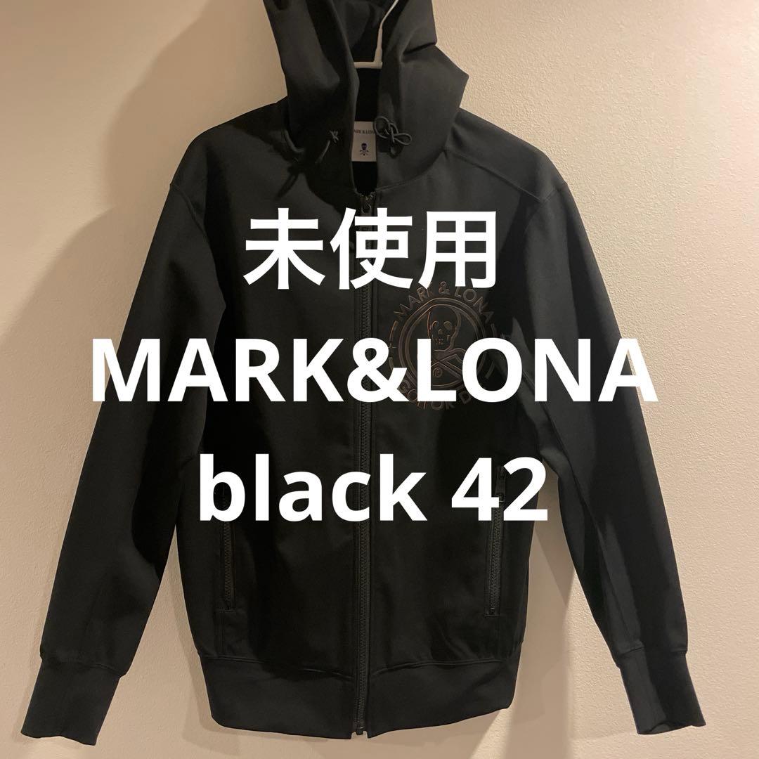 【未使用】MARK&LONA フーディジャケット　ブラック　42