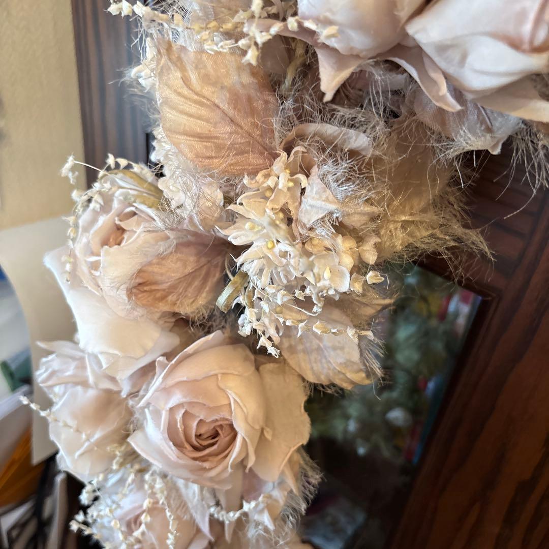 絹アートフラワー アンティーク布花