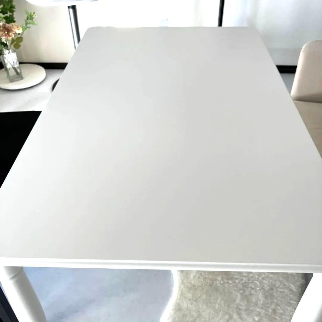 美品　IKEAダンデリード　ホワイトダイニングテーブル