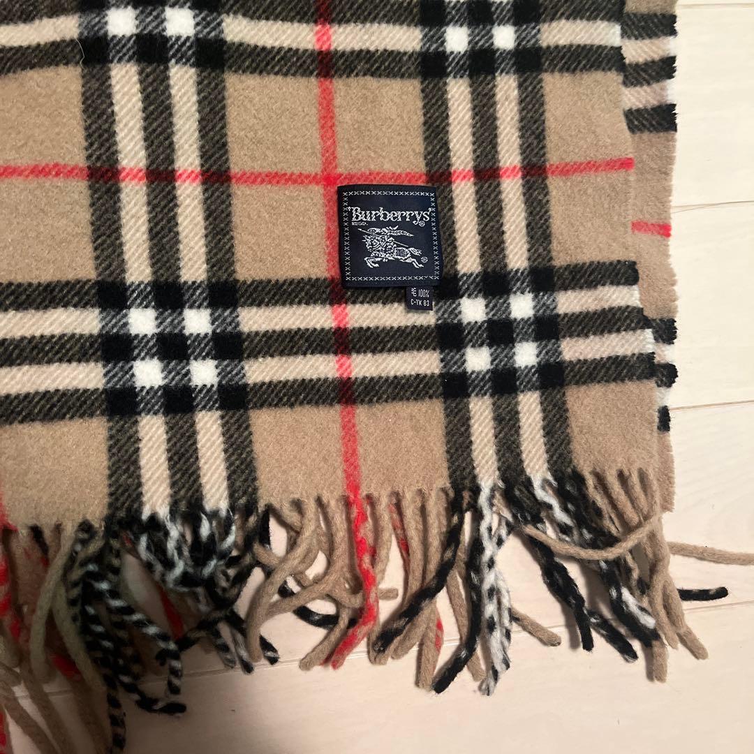 p*☆様 Burberry's ノバチェック柄 マフラー 100%ラムウール C - メルカリ
