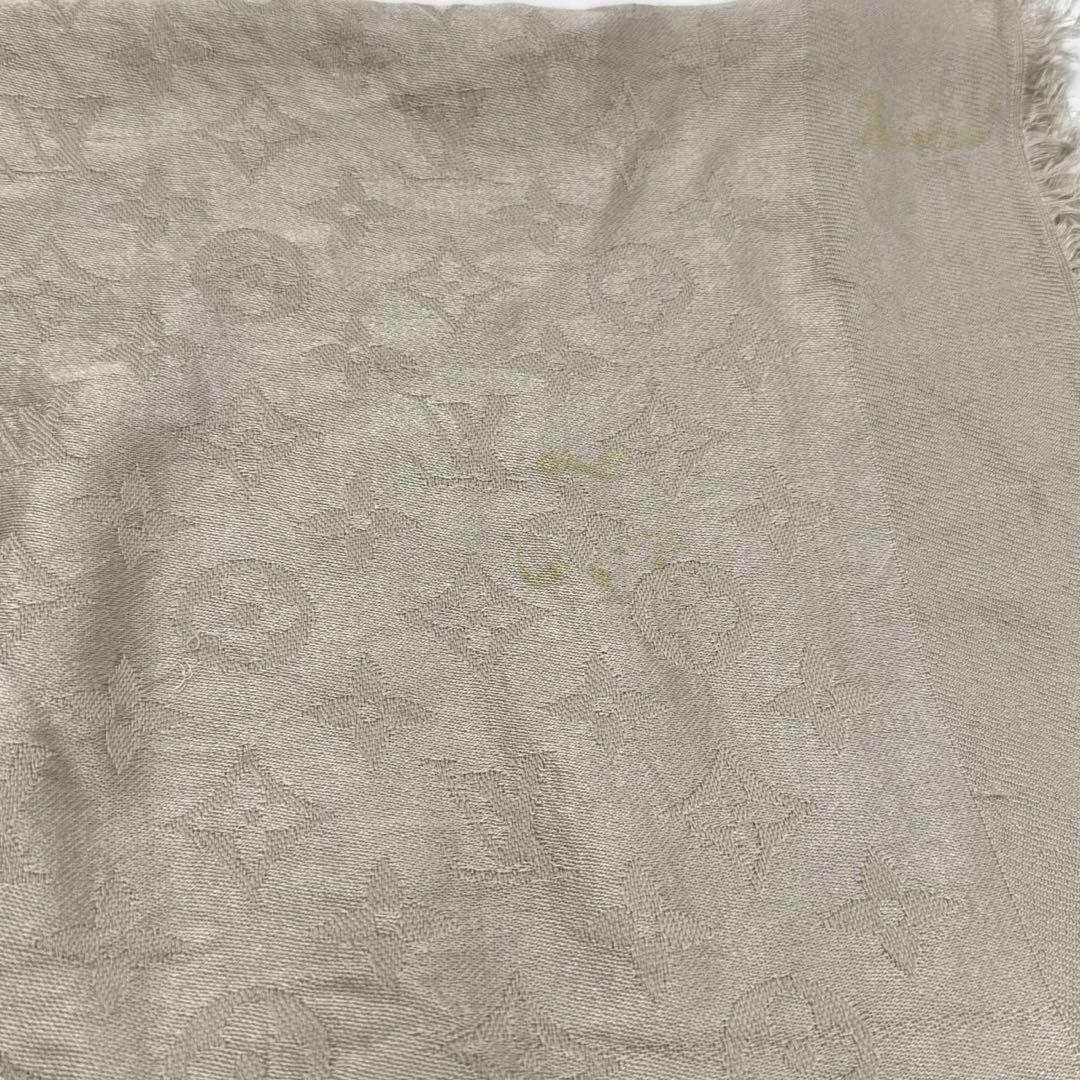 LOUIS VUITTON ルイヴィトン ストール シルク モノグラム・シャイン