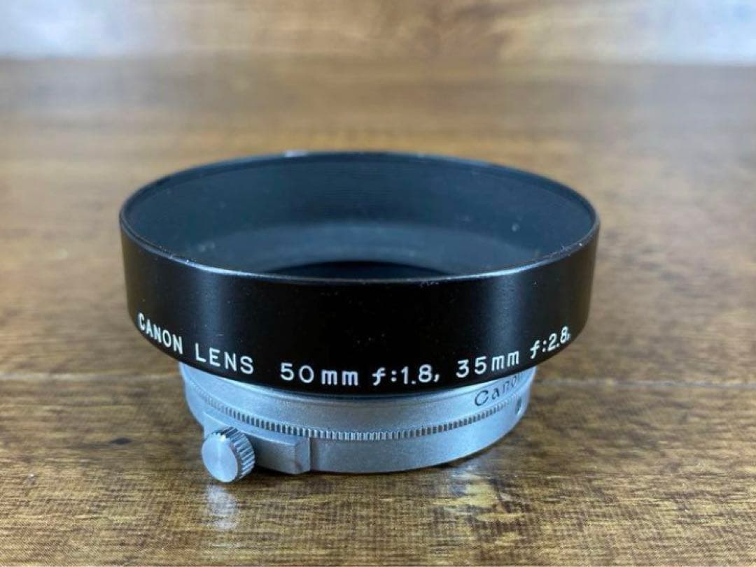 Canon 35mm f1.8 L39マウント+純正メタルフード+フィルター