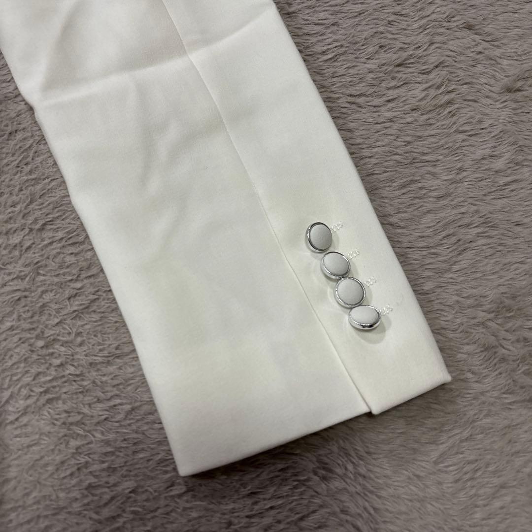 P.R.A.H. ホワイト スーツセット ベスト付き シングルブレスト Lサイズ