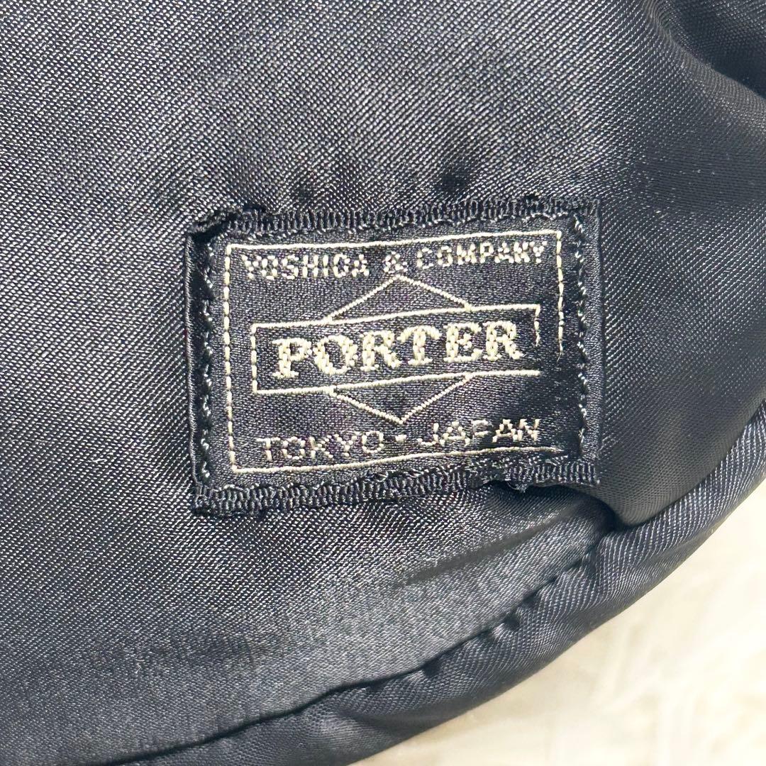 ✨美品✨PORTER タンカー ハーフムーン ショルダーバック ブラック