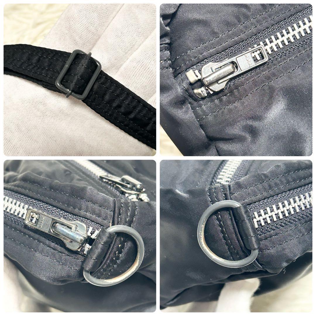 ✨美品✨PORTER タンカー ハーフムーン ショルダーバック ブラック