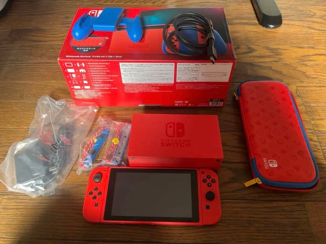 Nintendo Switch本体 マリオレッド×ブルー セット L10880006