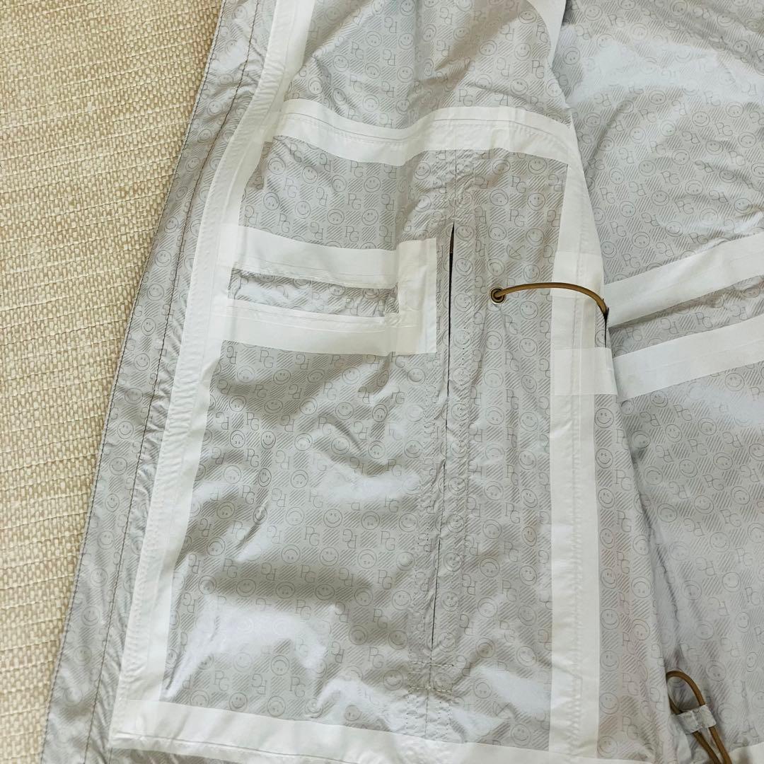 【新品タグ付】パーリーゲイツ レインジャケット ロゴ ゴルフ 半袖 フード 5