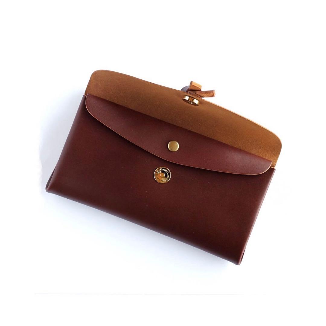 【新品】本革 長財布 style&things 折りロングウォレット マグ 箱