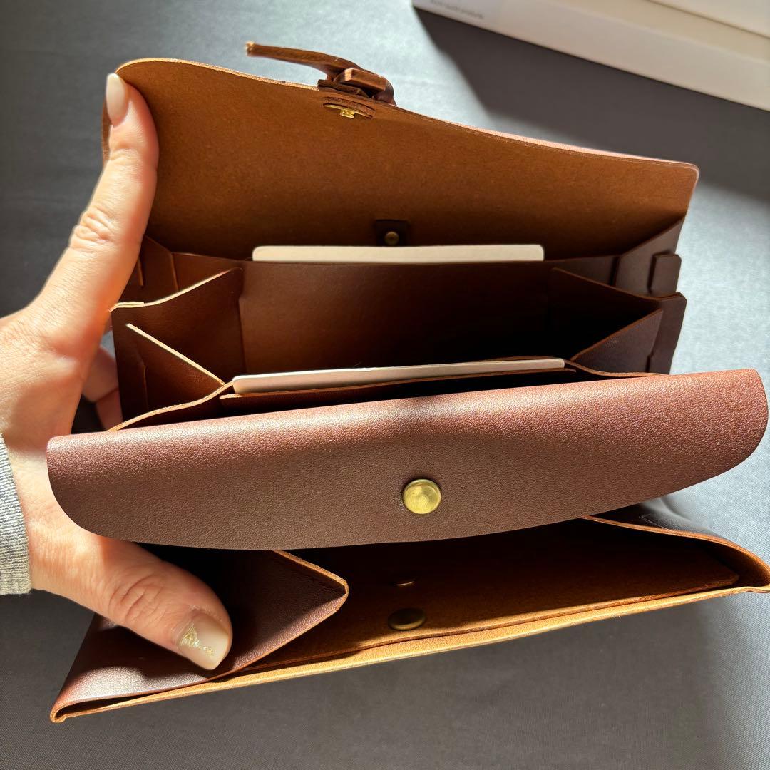 【新品】本革 長財布 style&things 折りロングウォレット マグ 箱