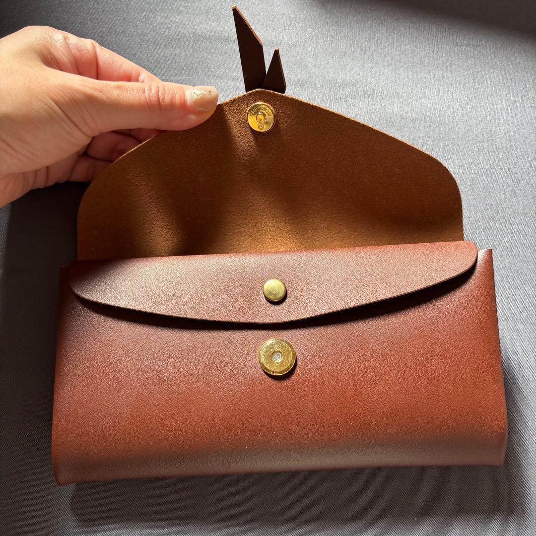 【新品】本革 長財布 style&things 折りロングウォレット マグ 箱