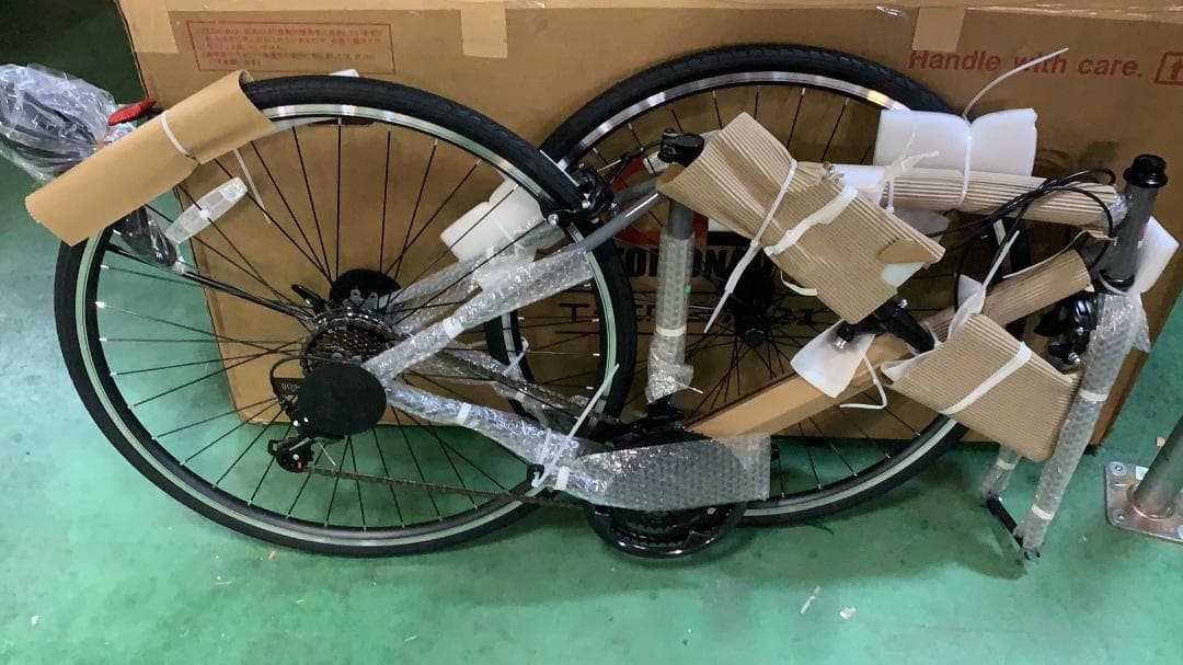 現状品 TOMONAU クロスバイク 自転車 700C(約27インチ)21段変速 - メルカリ