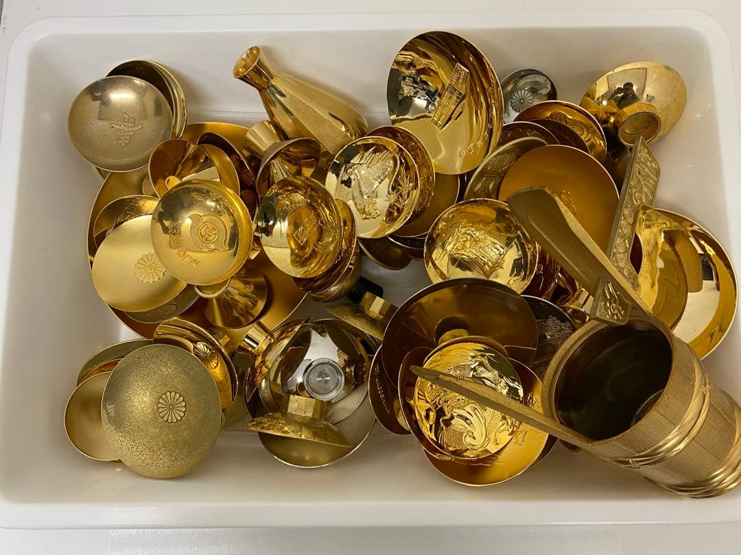 3-3182 K24GP他・金盃等まとめ　約7.5kg