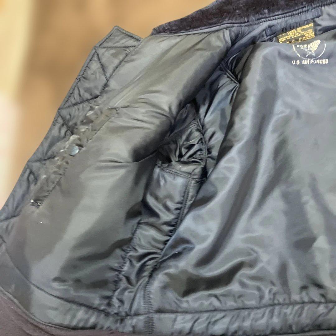 ネイビー MA-1 フライトジャケット　US AIRFORCE Mサイズ飛行機