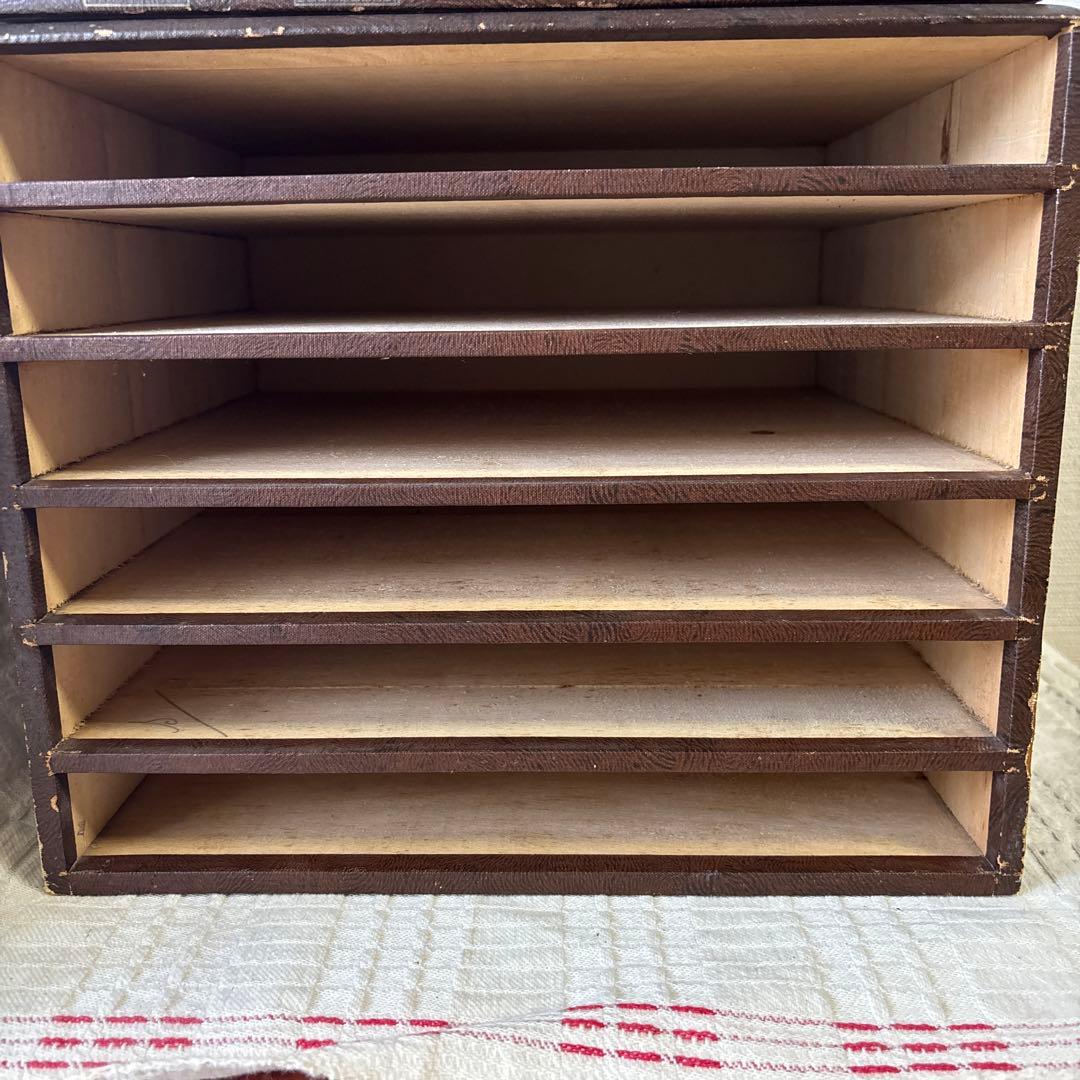 レア　アンティークフランス　カルティエブレッソン　糸什器　キャビネット　引き出し