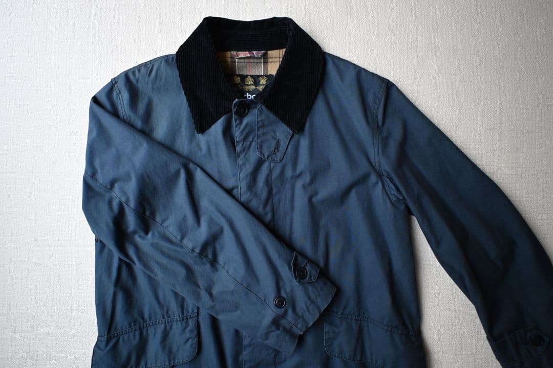 BarbourバブアーSINGLE BREASTEDCOAT コートネイビー40