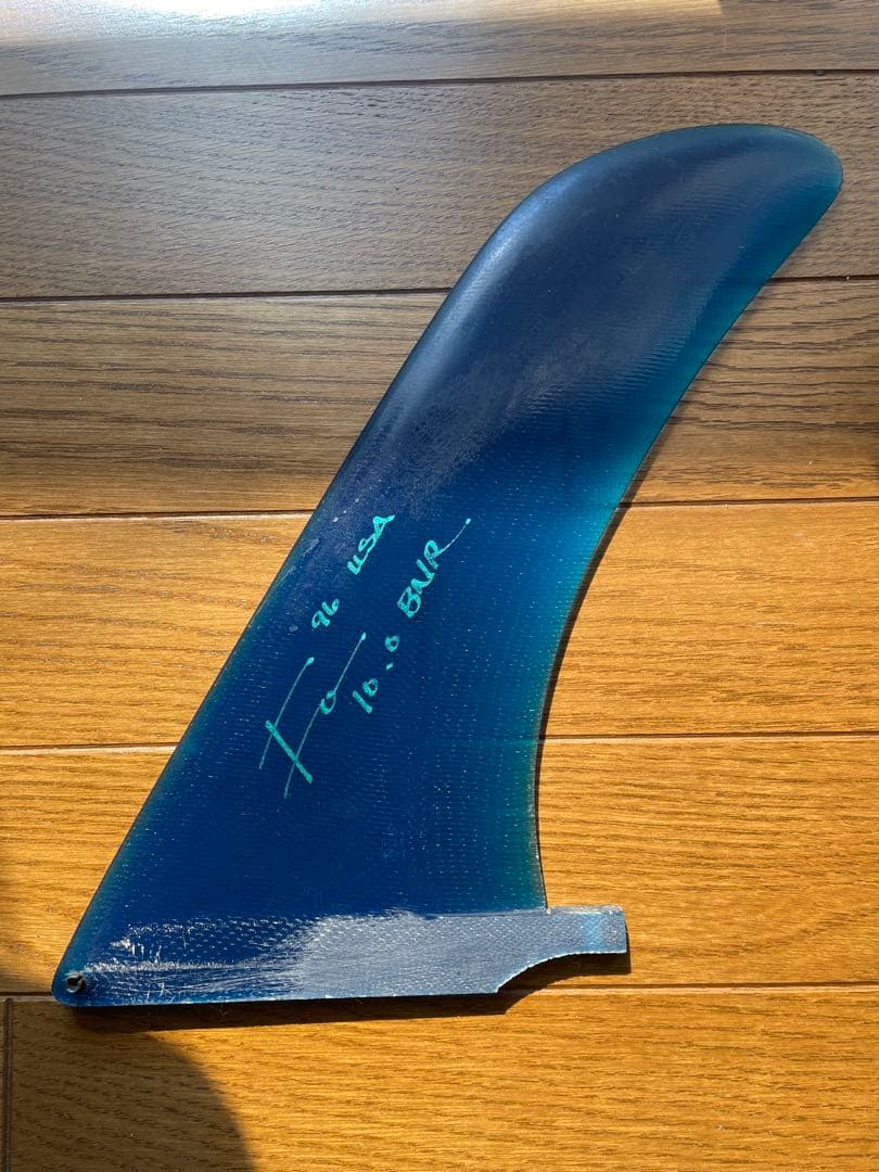 サーフボードフィン 青