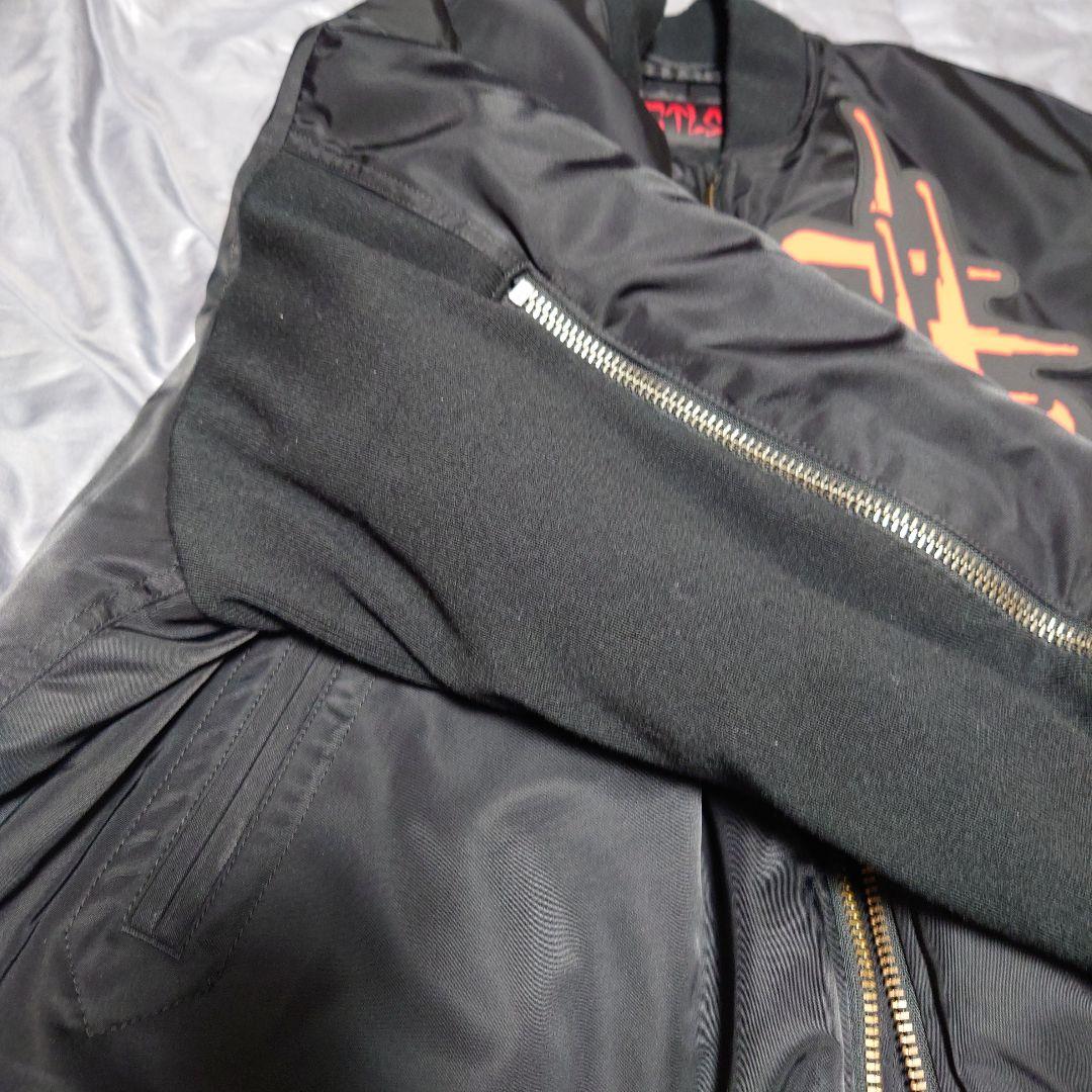 CVTVLIST CTLS ブラック BIGLOGO MA-1ジャケット