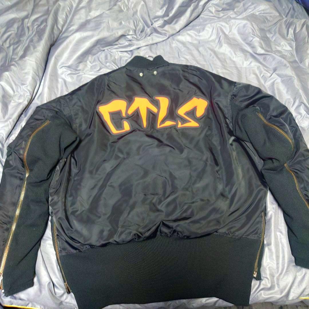 CVTVLIST CTLS ブラック BIGLOGO MA-1ジャケット