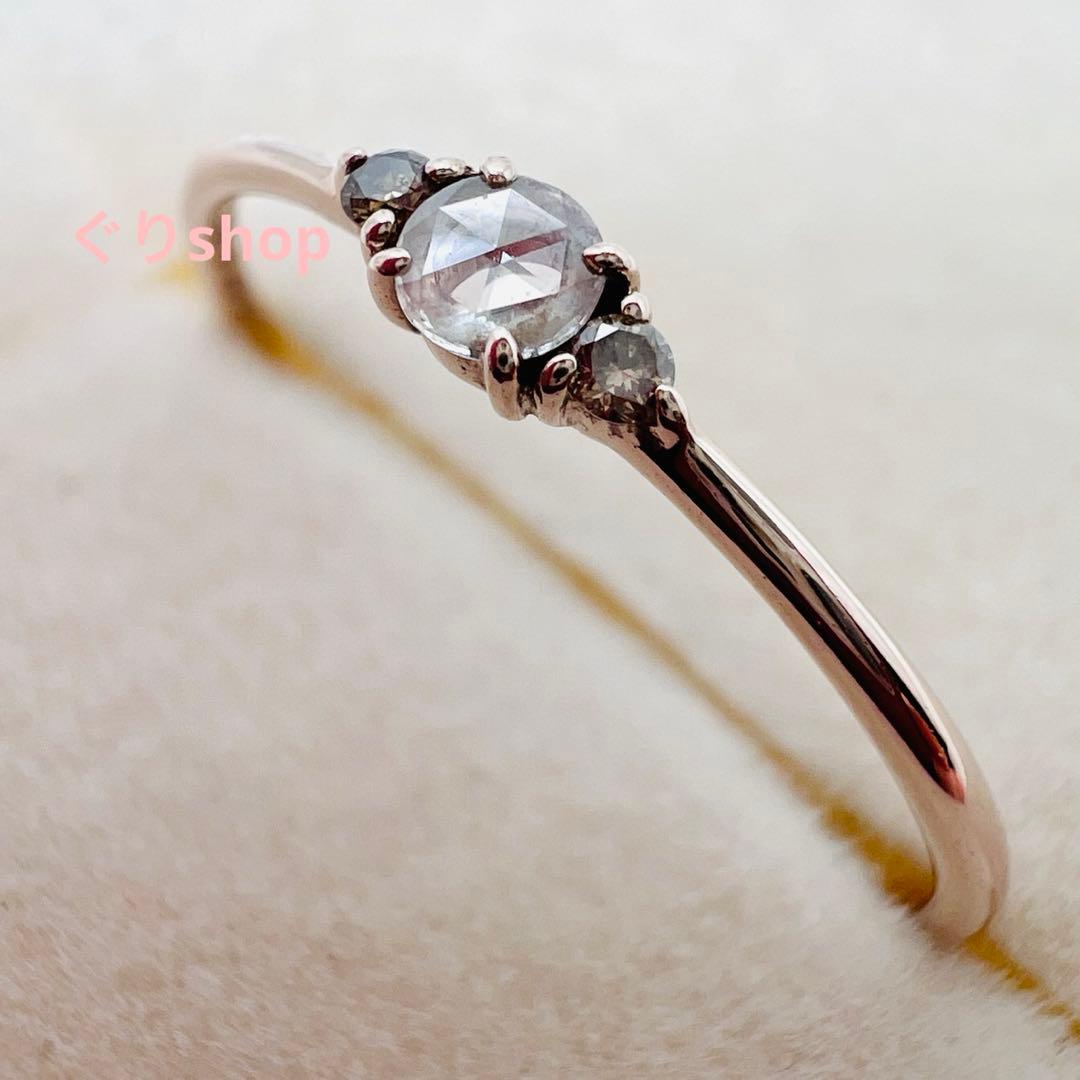 ete k10 MPG ミストピンク ダイヤモンド リング　13号