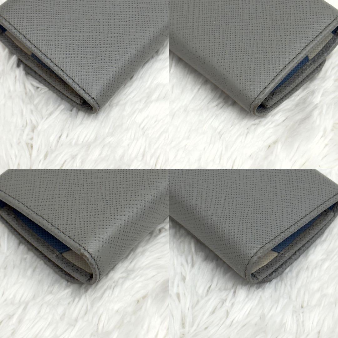 新型⭐️現行 RFID内蔵 PRADA プラダ サフィアーノ レザー キーケース