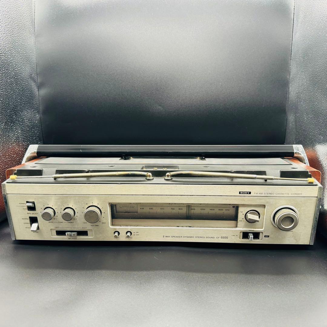 SONY CF-6600 STEREO ZILBAP ラジカセ 昭和 レトロ - メルカリ