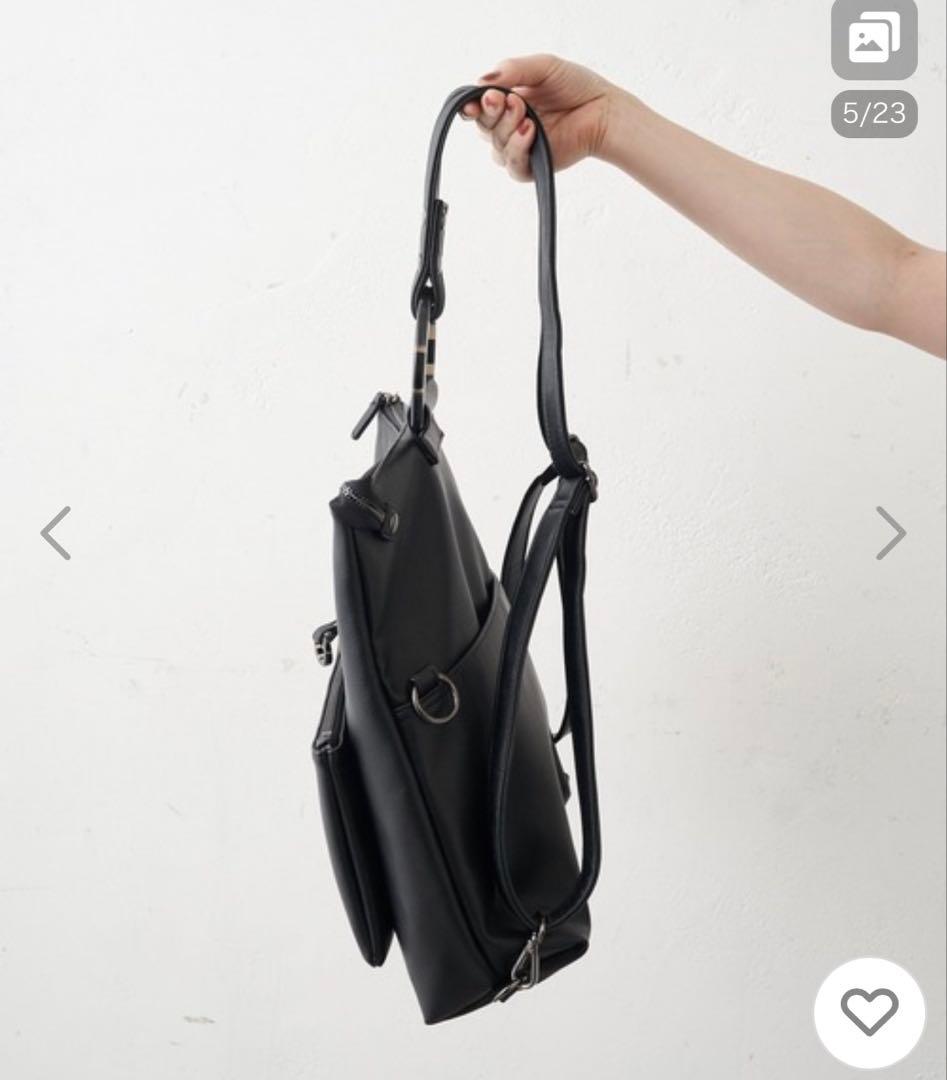 イアパピヨネ　きれいめDリュック　マルチウェイバッグ　手持ち3way